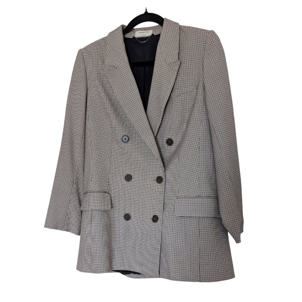 ARITZIA BABATON Houndstooth Pattern Women's Size 6 Blazer Jacket